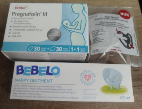 Predam pregrafolin 3,bebelo krem a cumlík,