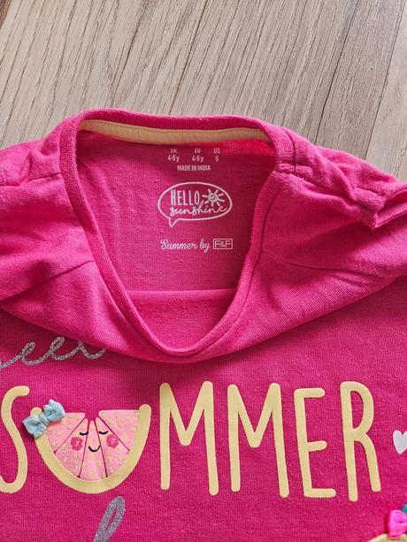 Tričká 4ks, f&f,110