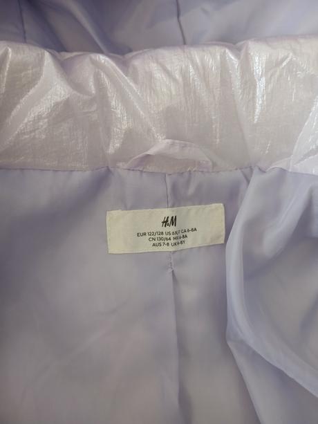 Zimna bunda 122/128, h&m,122
