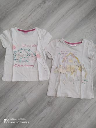 Dievčenské tričká 2x, v. 98, pepco,98