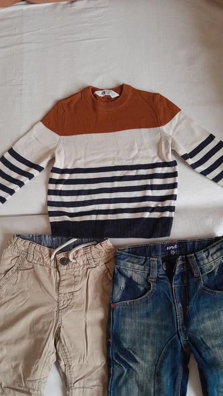 Svetrík nový a nohavice 92, h&m,92