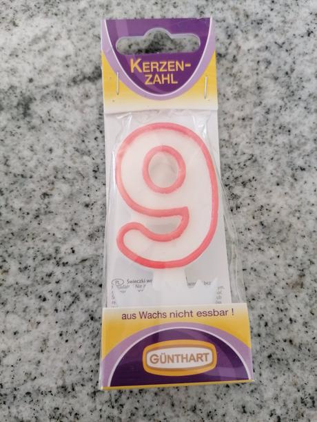 Sviečka na tortu 9, 