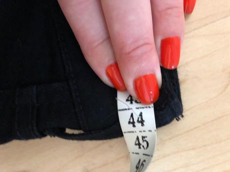 Čierne nohavice, h&m,32