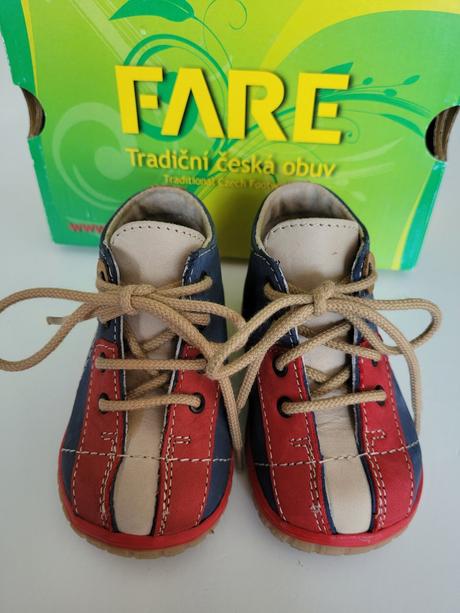 Kožené topanky č.19, fare,19