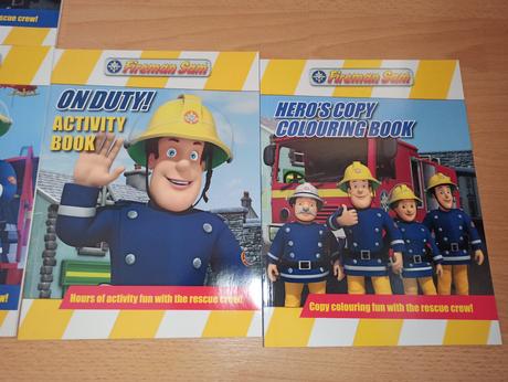 Fireman sam sticker / colouring / actvity set, 