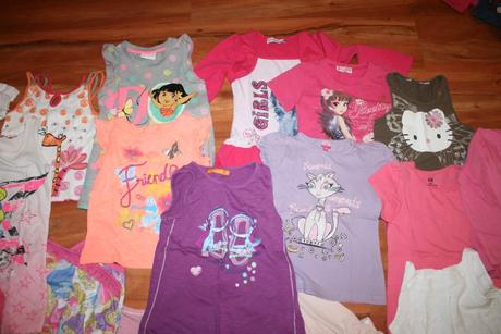 Divčenské oblečenie balik velkost 110/116, 104–116