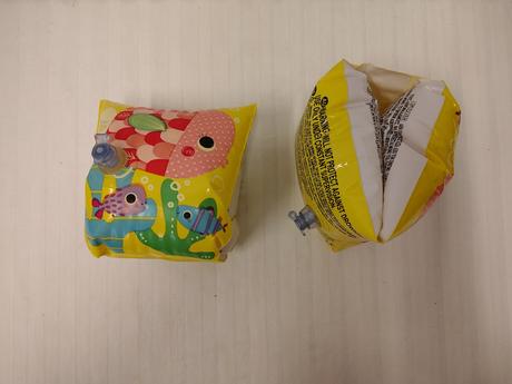 Nové detské rukávniky rybičky, intex, 23x15 cm, 