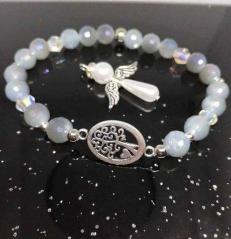 Náramok + anjelik na kľúčenku alebo symple náramok,