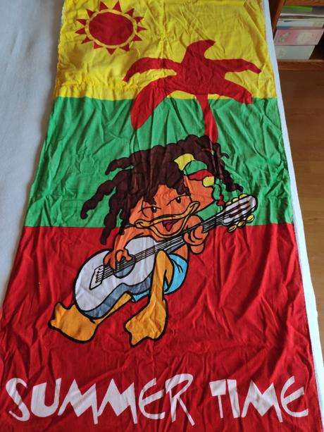 Osuška v ruksaku na pláž, 