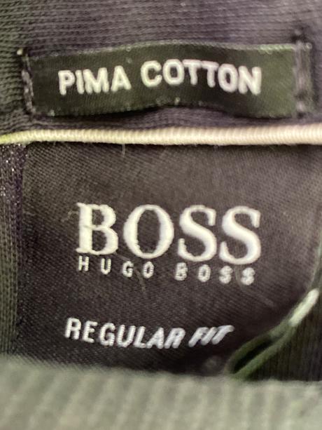 Tmavomodrá polokošeľa hugo boss s, hugo boss,s