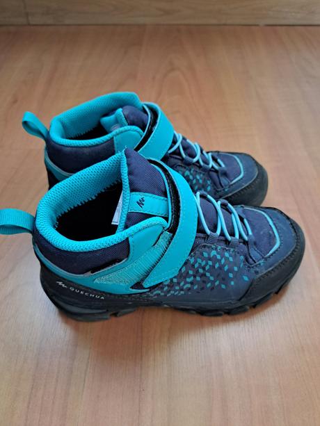 Detské turistické topánky, quechua,31