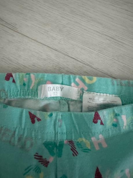 Legínky 8ks + 5ks, h&m,86