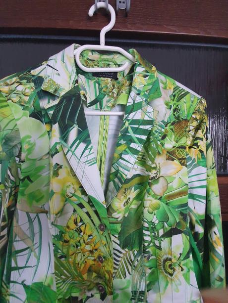 Nápadité vzorované sako zn. apanage, 44