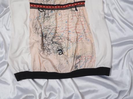 Luxusný top bleu blanc rouge, 44