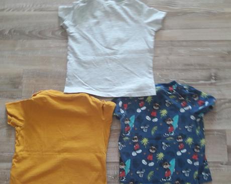 3ks tričká mickey mouse krátky rukáv cena spolu, disney,80