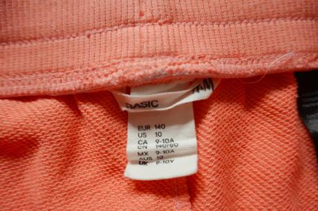 Kraťasky h&m basic, h&m,140
