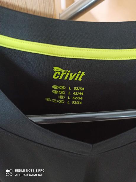 Crivit tričko čierne športové, crivit,l