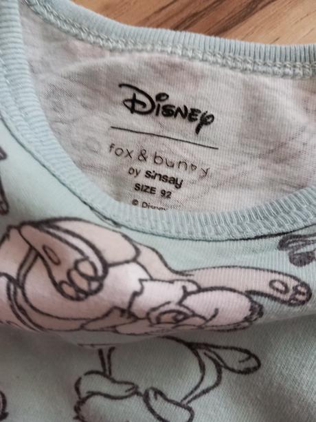 Body kratky rukáv 3ks, disney,92