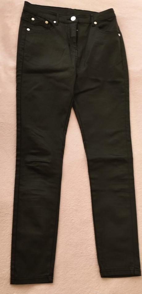 Dámske nohavice koženého vzhľadu, zn. parisian, 40