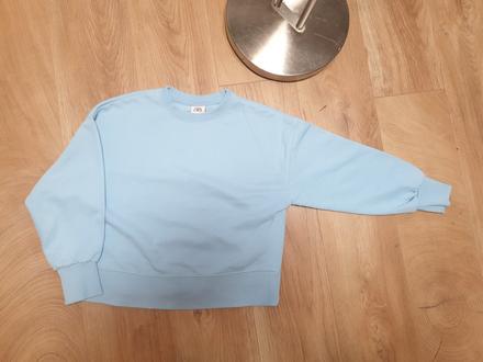 Bavlnena sportova crop mikna top stav, zara,122