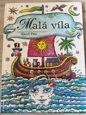 Krásna kniha malá víla s nádhernými ilustráciami, 