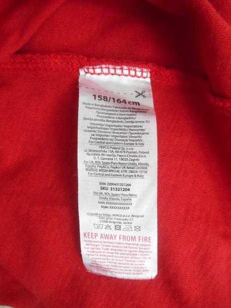 Bavlnené tričko destination veľ.158/164, 158