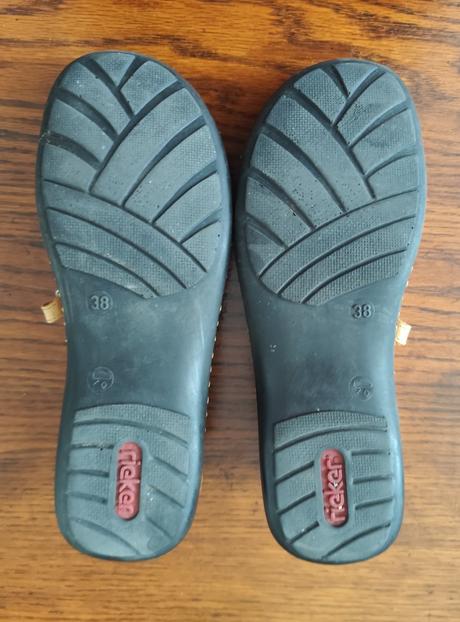 Rieker - kožené topánky, rieker,38