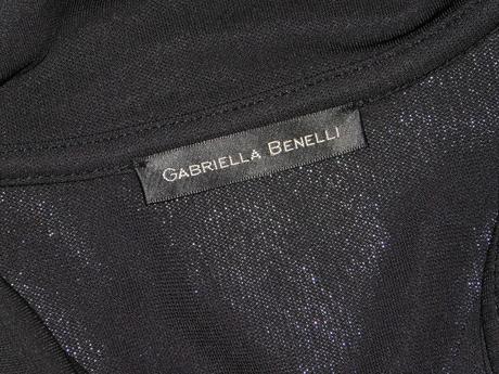 Luxusna košelova bluzka,čiernej farby,z mierne ela, 42