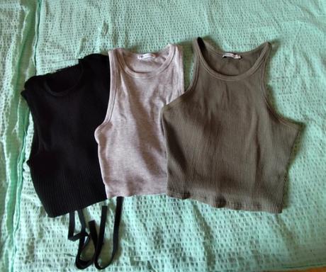 Set troch topov za zvýhodnenu cenu zara, bershka,, zara,s