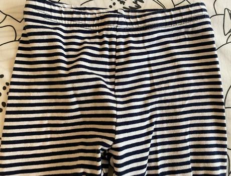 Kvalitné pásikové legínky v.104/110, lupilu,104