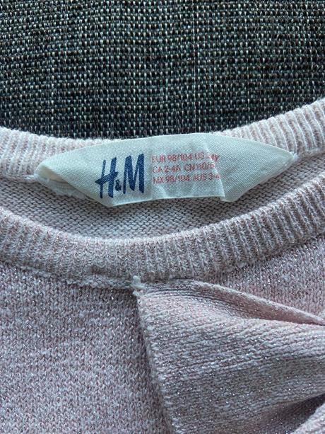 Trblietavé šaty, h&m,98