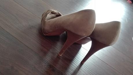 Dámske béžové lodičky bez špice zara, zara,39