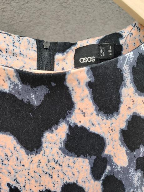 Vzorované šaty asos, xs