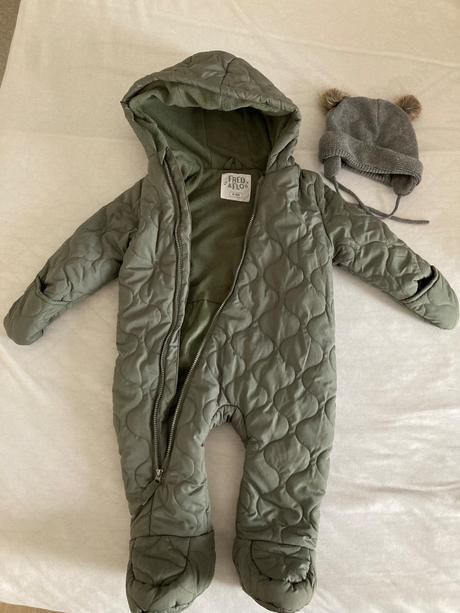 F&f zimný overal s čiapkou, f&f,74