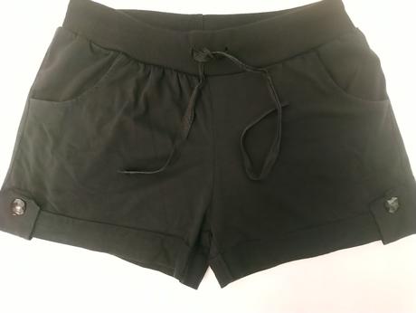 Čierne elastické šortky, red qeen, 146-152 cm, 152