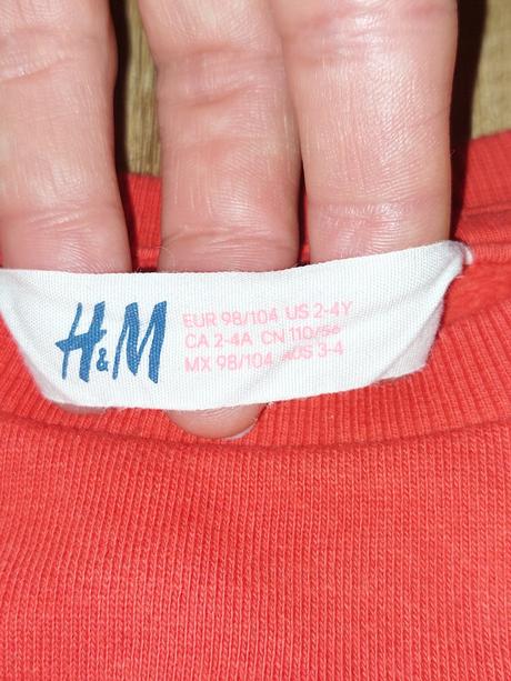 Mikina so sobikom, h&m,98