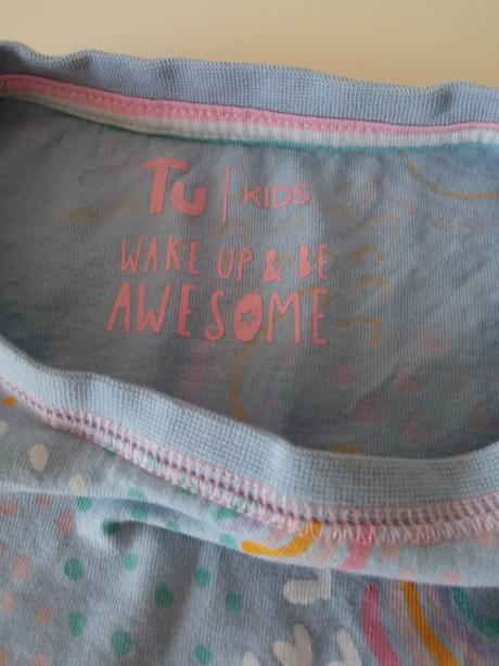 Dievčenské pyžamo vrch dúha tu (6-7r.), tu,116