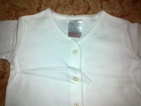 Tričko na gombíky vpredu 3 - 6 mes. , 62