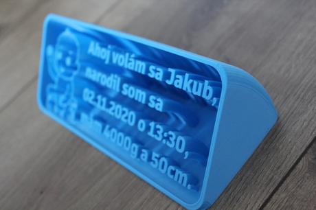 Tabuľka pre narodené dieťatko,