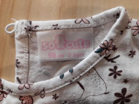 Tričko s kvetinkami, 98