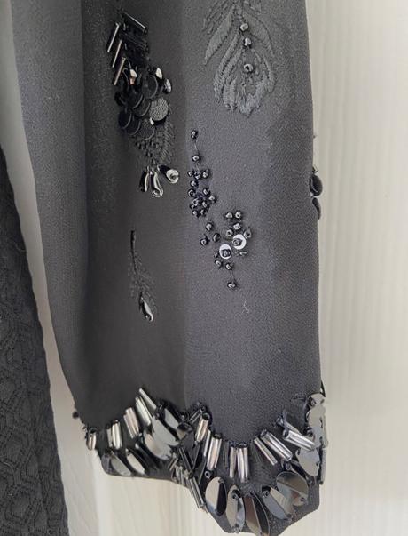 Karen millen ..cierne spolocenske saty, 36