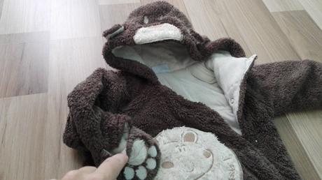 Teplý chlpatý overalček, cherokee,62