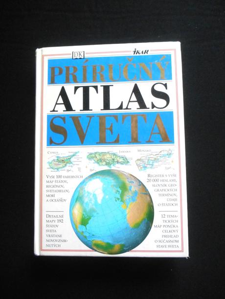 Kniha príručný atlas sveta,