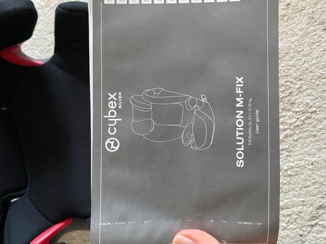 Autosedačka cybex solution m-fix black, cybex