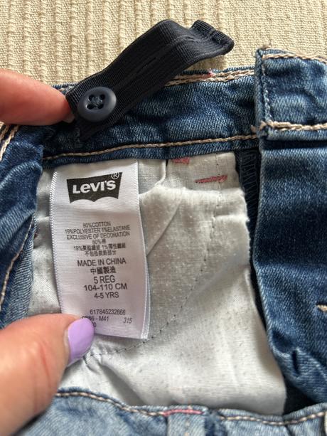 Levis dievčenské rifle 104/110 regulovateľný pás, levis,104