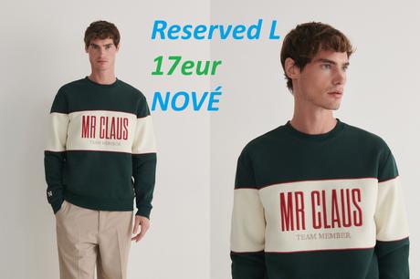 Mikina hm, mikina santa reserved, h&m,l