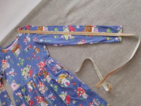 Dievčenské modré šaty, mini boden,146