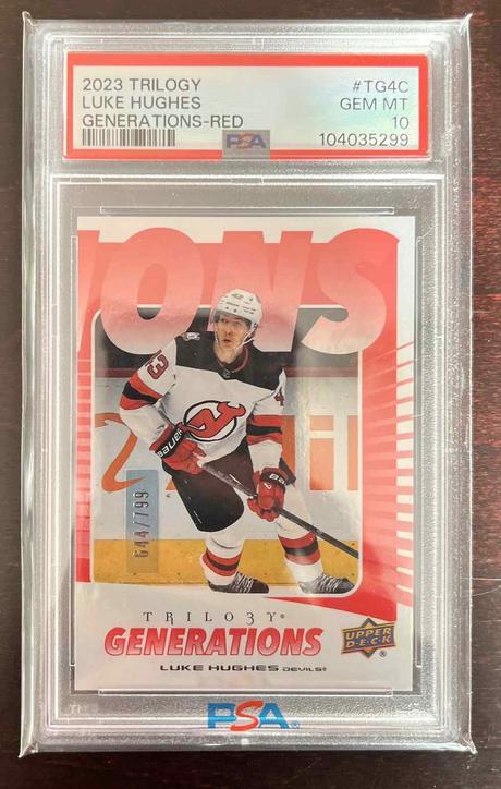 Hokejová karta - luke hughes, 