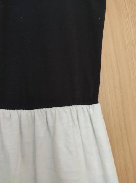 Čierno-biele letné etno boho šaty, bershka,s