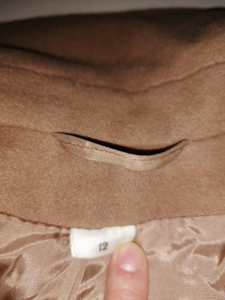 Flaušový svetlý kabát, m